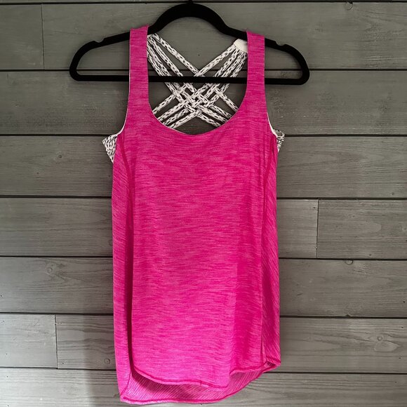 Lululemon Wild Tank Top Pink Size 6 - Picture 1 of 10